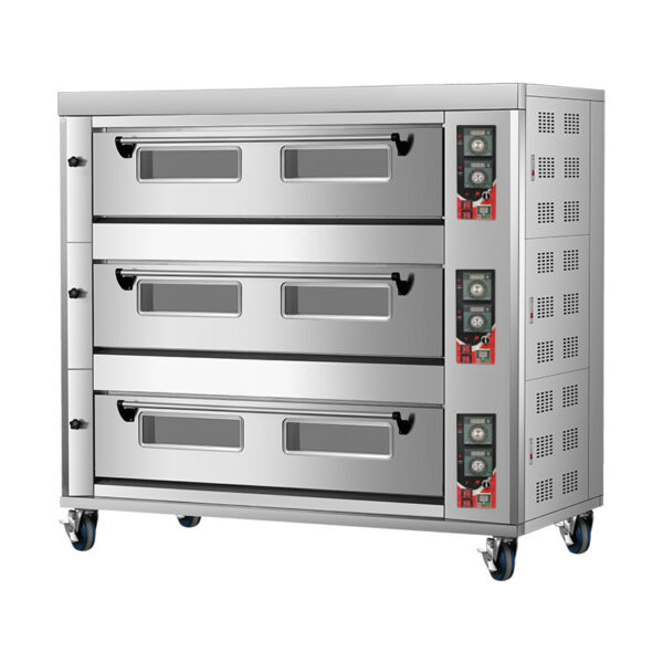 Three Deck Gas Oven (6 Tray)