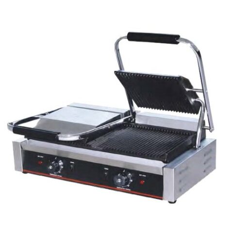 Double Panini Grill - Ribbed - Nairobi Kitchen Care