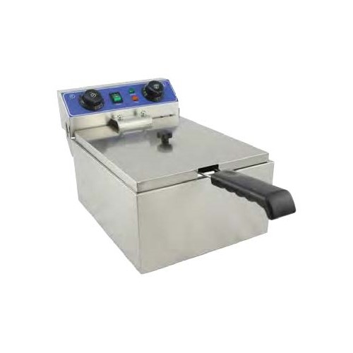 Single Basket Gas Fryer 10ltr