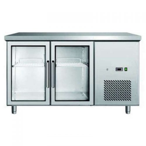 2 Glass Door Under Counter Chiller