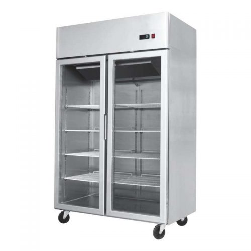 Double Glass Door Freezer