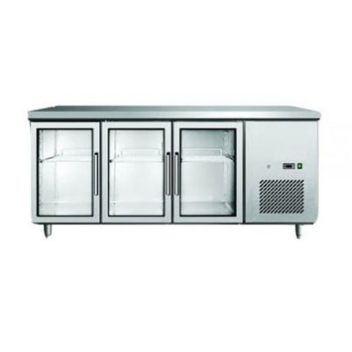 3 Glass Door Under Counter Chiller