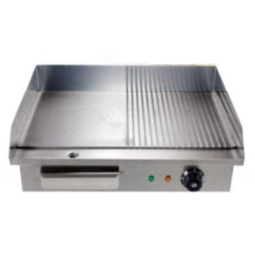 Electric griddle - 1/2 ribbed
